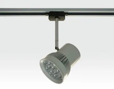 12W LED Schienen Leuchte für 3-Phasen Schienen / weiß Neutral Weiss 720lm 230VAC -Ausstellungsstück mit kleinen Schönheitsfehler — Bild 2