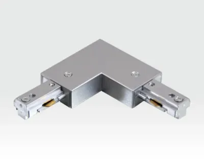 L-Adapter für Ein-Phasen Schienen Silber — Bild 1