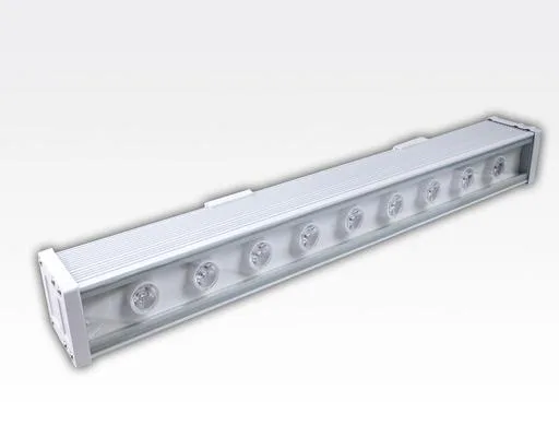 9W IP65 LED Wall Washer Fassadenstrahler Warm Weiss / 24VDC 500mm 120° dimmbar