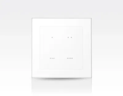 Szenenschalter Funk Aufbau vier Touchtasten / easyMontage - ganz ohne Werkzeug - ZigBee SSAM Control