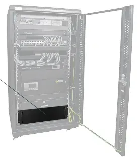 Einbaugehäuse 3U sabotagegeschützt für Alarmsysteme und Zubehör / 3U/400mm ARAD3 — Bild 2