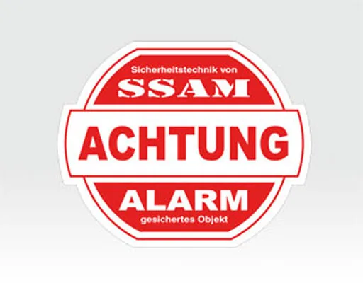 Alarm-Sticker mittel